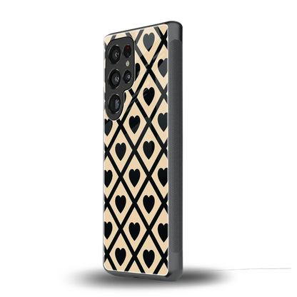 Beige Affection samsung galaxy s25 ultra mobile cover | shockproof glass phone case