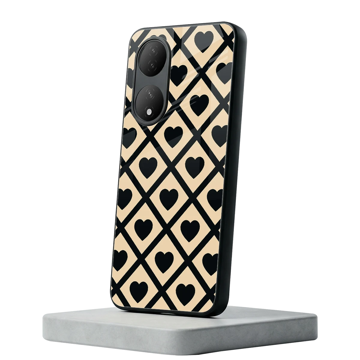 Beige Affection Vivo-y100 mobile cover | shockproof glass phone case