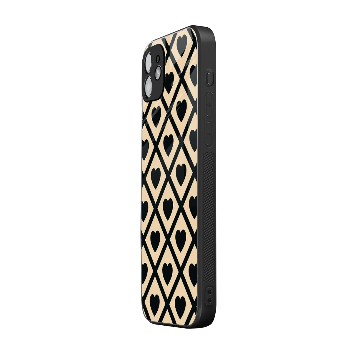 Beige Affection iphone 11 mobile cover | shockproof glass phone case