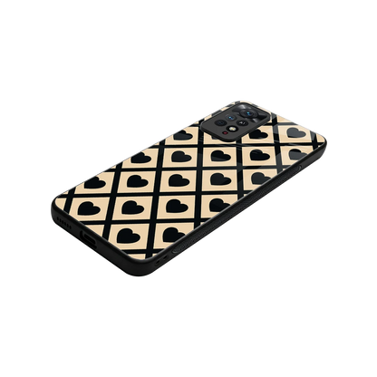 Beige Affection stylish phone case for redmi note 11 pro | glossy glass and slim fit