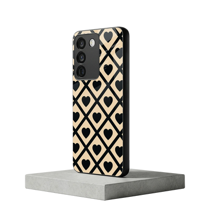 Beige Affection vivo y200 5g mobile cover | shockproof glass phone case