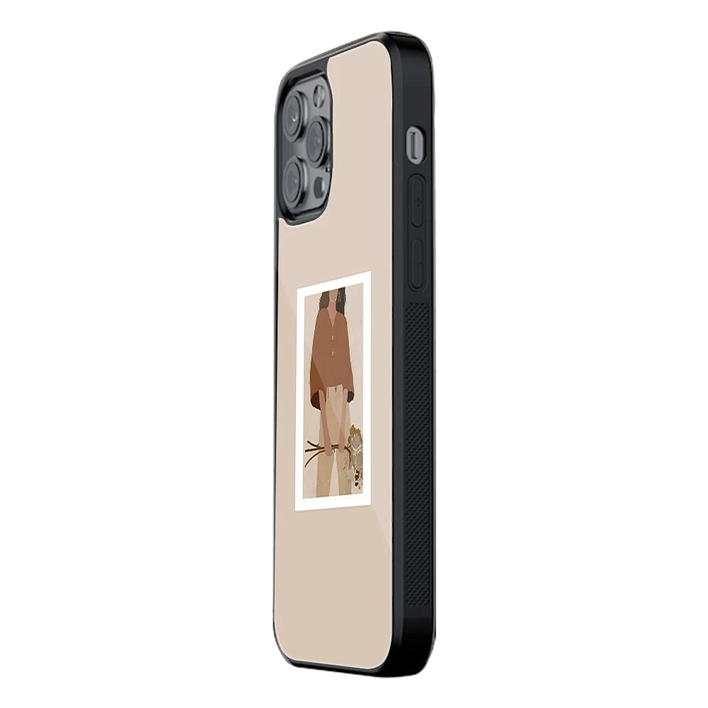 Trendy Glass Back Mobile Case for iPhone, Samsung, Redmi, OnePlus, Google Pixel, Motorola