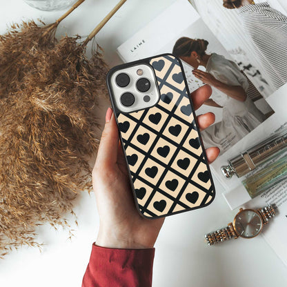 Beige Affection Phone Case for Iphone 13 Pro | Glass Case