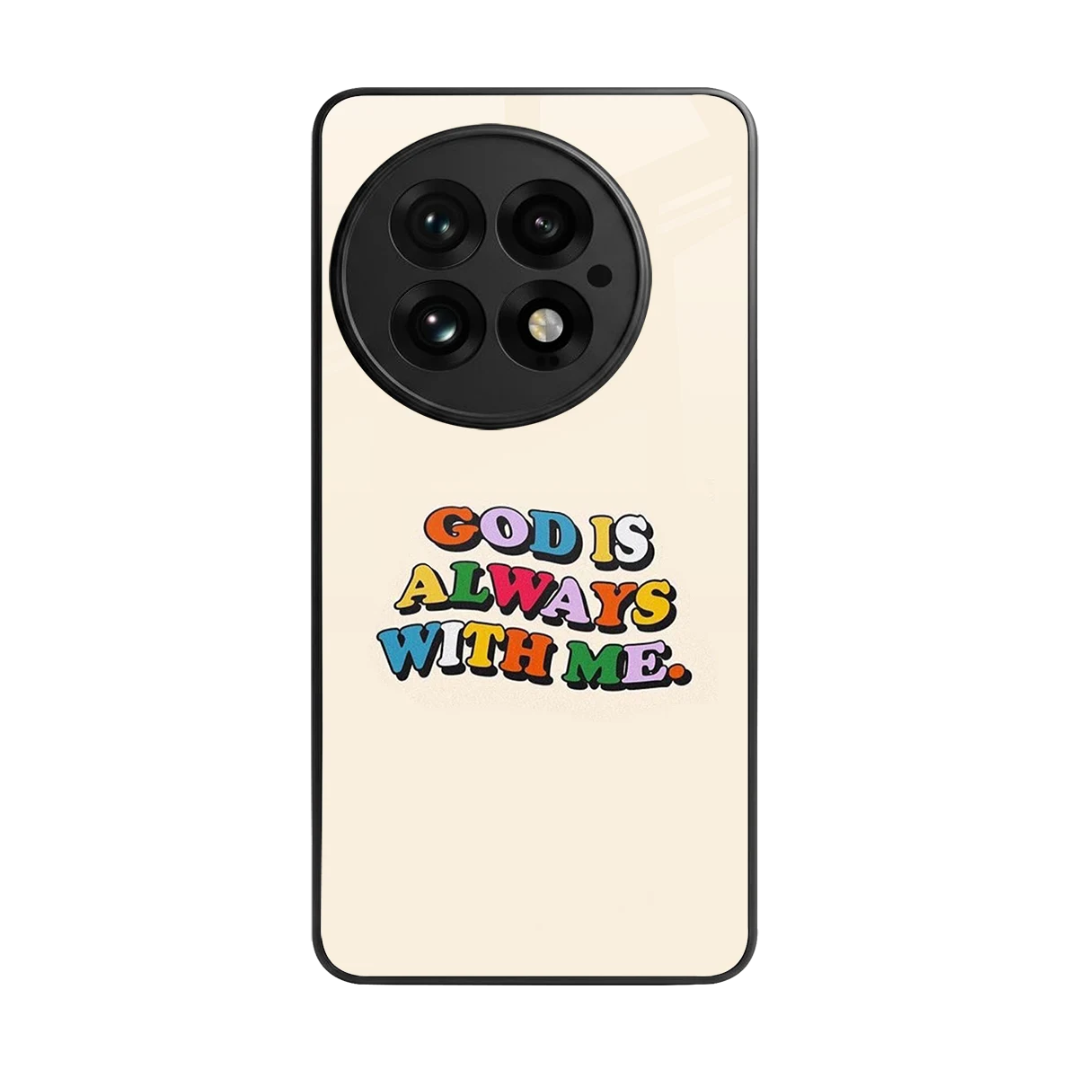 Belief back phone cover | glass case for oneplus 13
