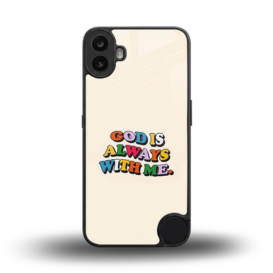Belief back phone cover | glass case for cmf nothing phone 1