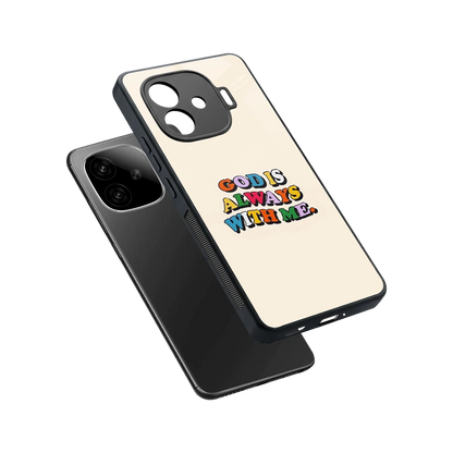 Belief sleek iqoo neo 10r 5g cover with tempered glass back and TPU edges