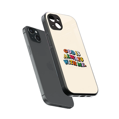 Belief sleek iphone 14 plus cover with tempered glass back and TPU edges
