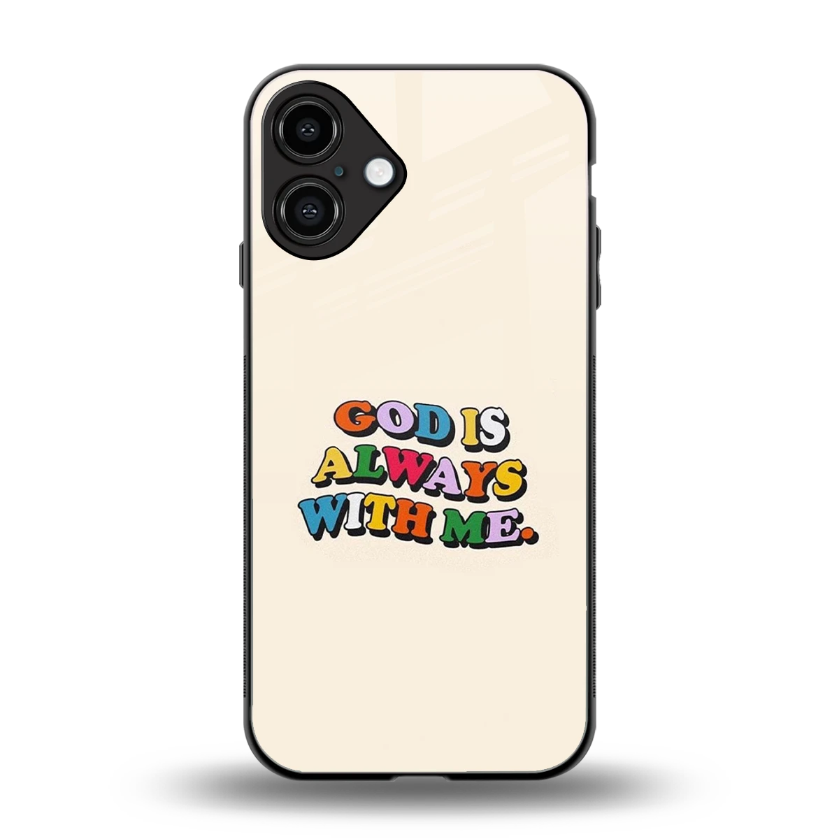 Belief back phone cover | glass case for iphone 16 plus