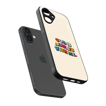 Belief sleek iPhone 16 cover with tempered glass back and TPU edges