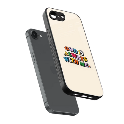 Belief sleek iphone 16e cover with tempered glass back and TPU edges