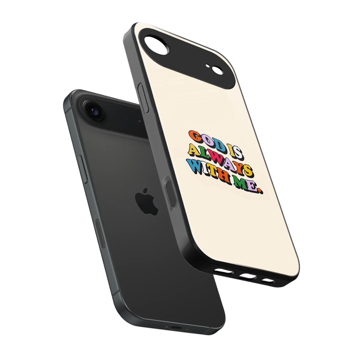 Belief sleek iphone air cover with tempered glass back and TPU edges