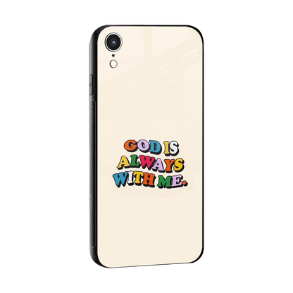Belief sleek iphone xr cover with tempered glass back and TPU edges
