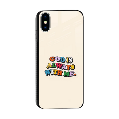 Belief sleek iphone xs cover with tempered glass back and TPU edges