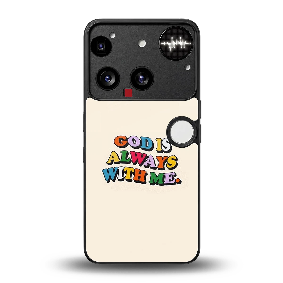 Belief back phone cover | glass case for nothing phone 3