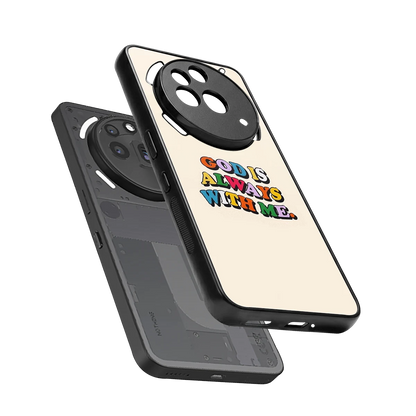 Belief sleek nothing phone 3a pro cover with tempered glass back and TPU edges