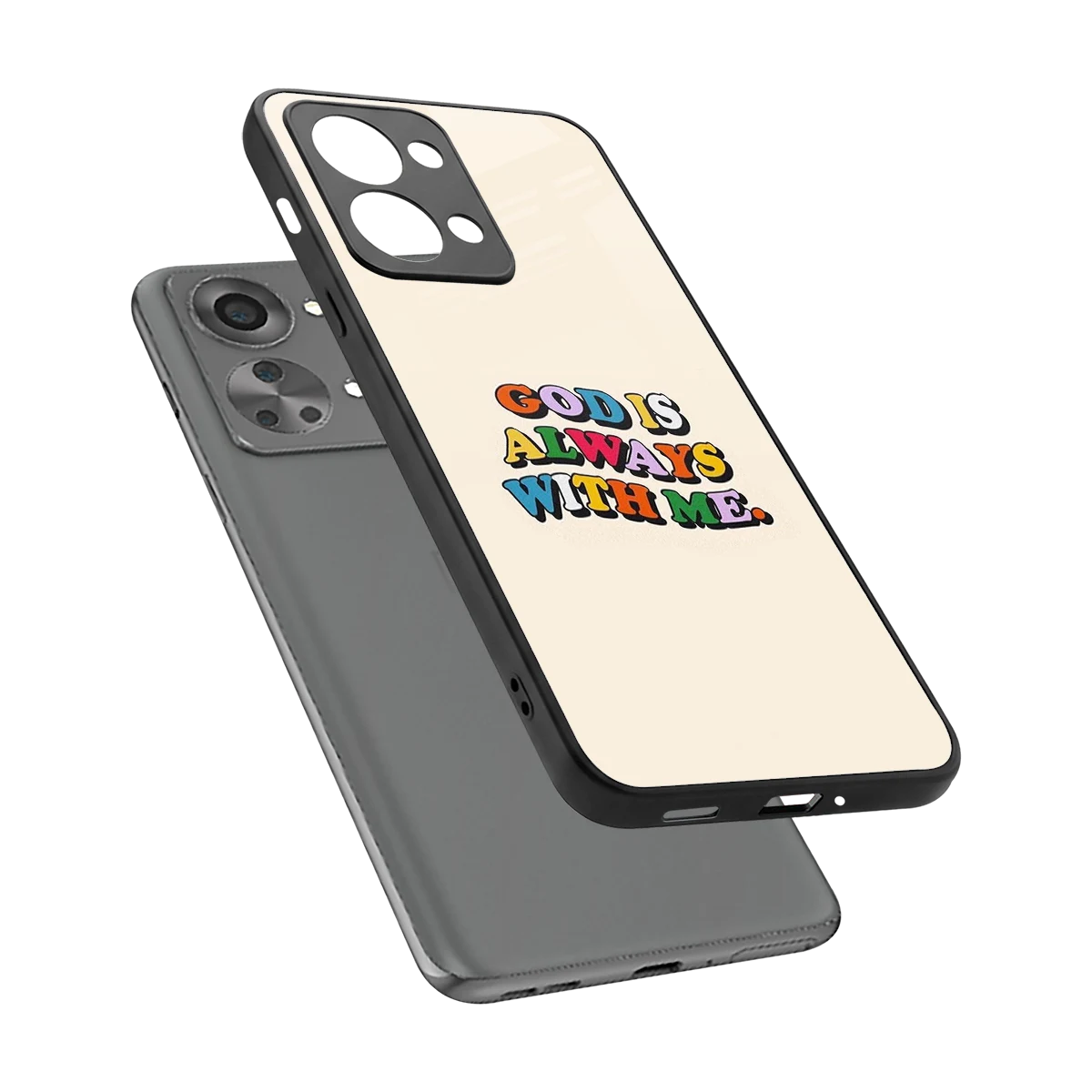 Belief sleek oneplus nord 2t cover with tempered glass back and TPU edges