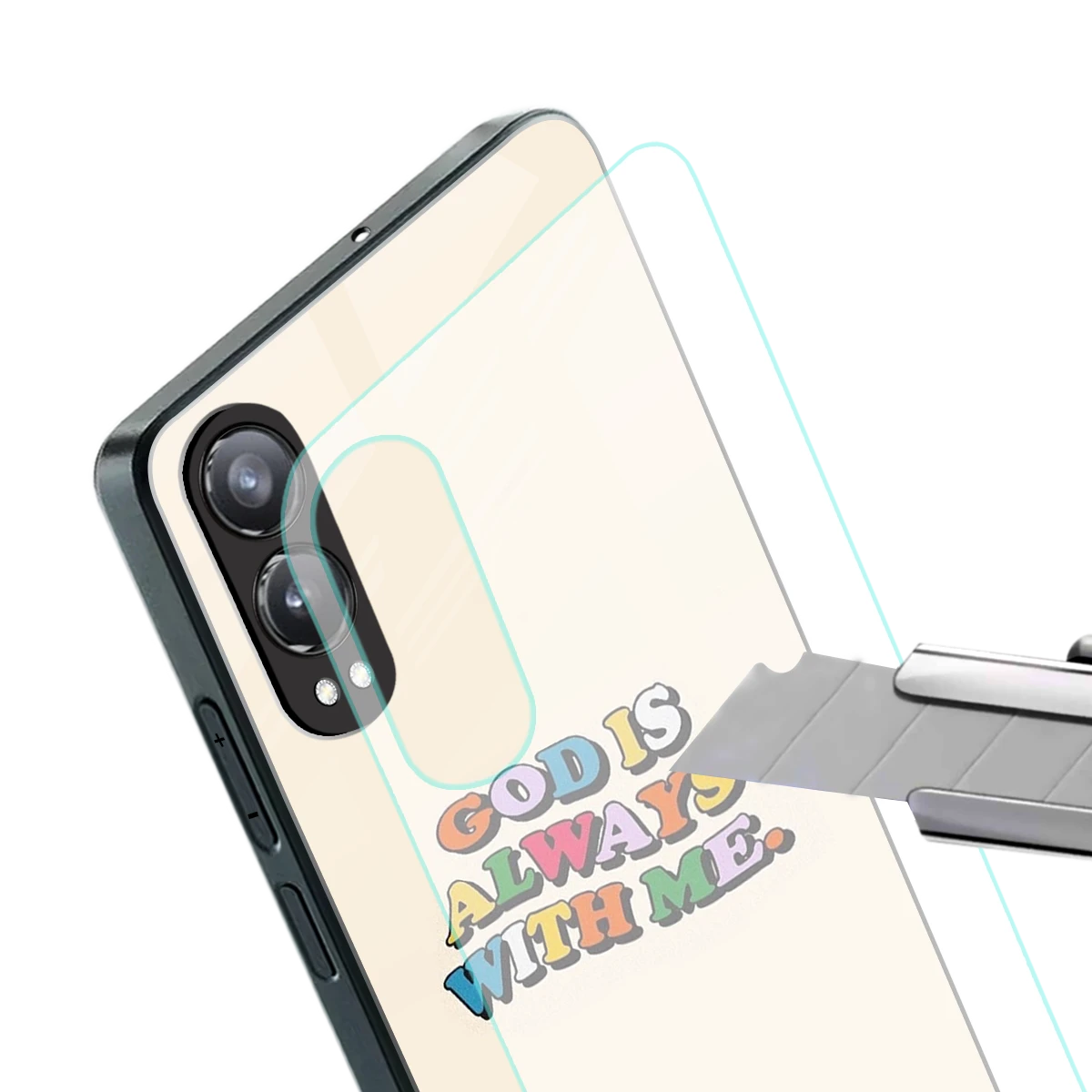 Belief stylish phone case for oneplus nord ce 4 lite | glossy glass and slim fit