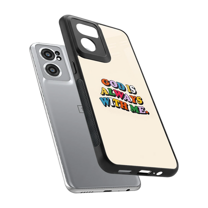 Belief sleek oneplus nord ce 2 cover with tempered glass back and TPU edges