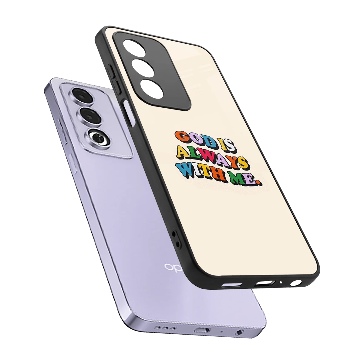 Belief sleek oppo a3 pro cover with tempered glass back and TPU edges
