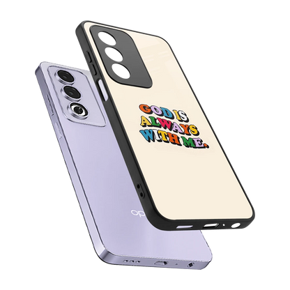 Belief sleek oppo a3 pro cover with tempered glass back and TPU edges