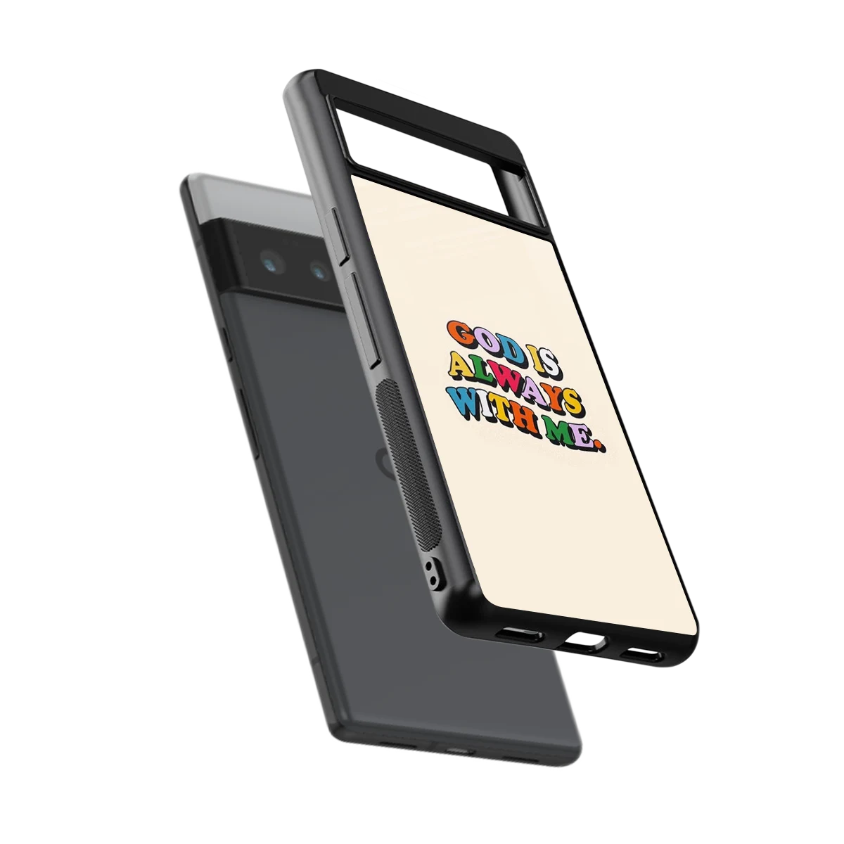 Belief sleek google pixel 6 pro cover with tempered glass back and TPU edges