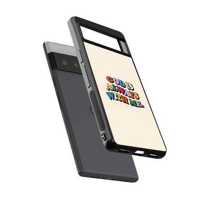 Belief sleek google pixel 6 pro cover with tempered glass back and TPU edges