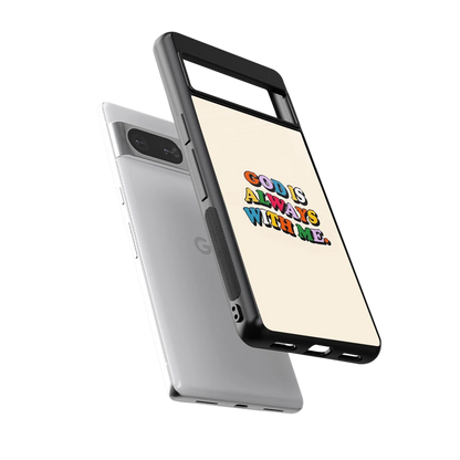 Belief sleek google pixel 8 cover with tempered glass back and TPU edges