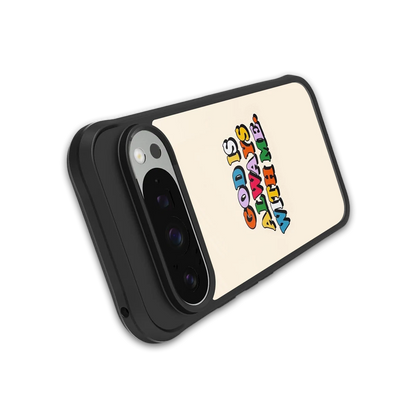 Belief stylish phone case for google pixel 9 pro xl | glossy glass and slim fit
