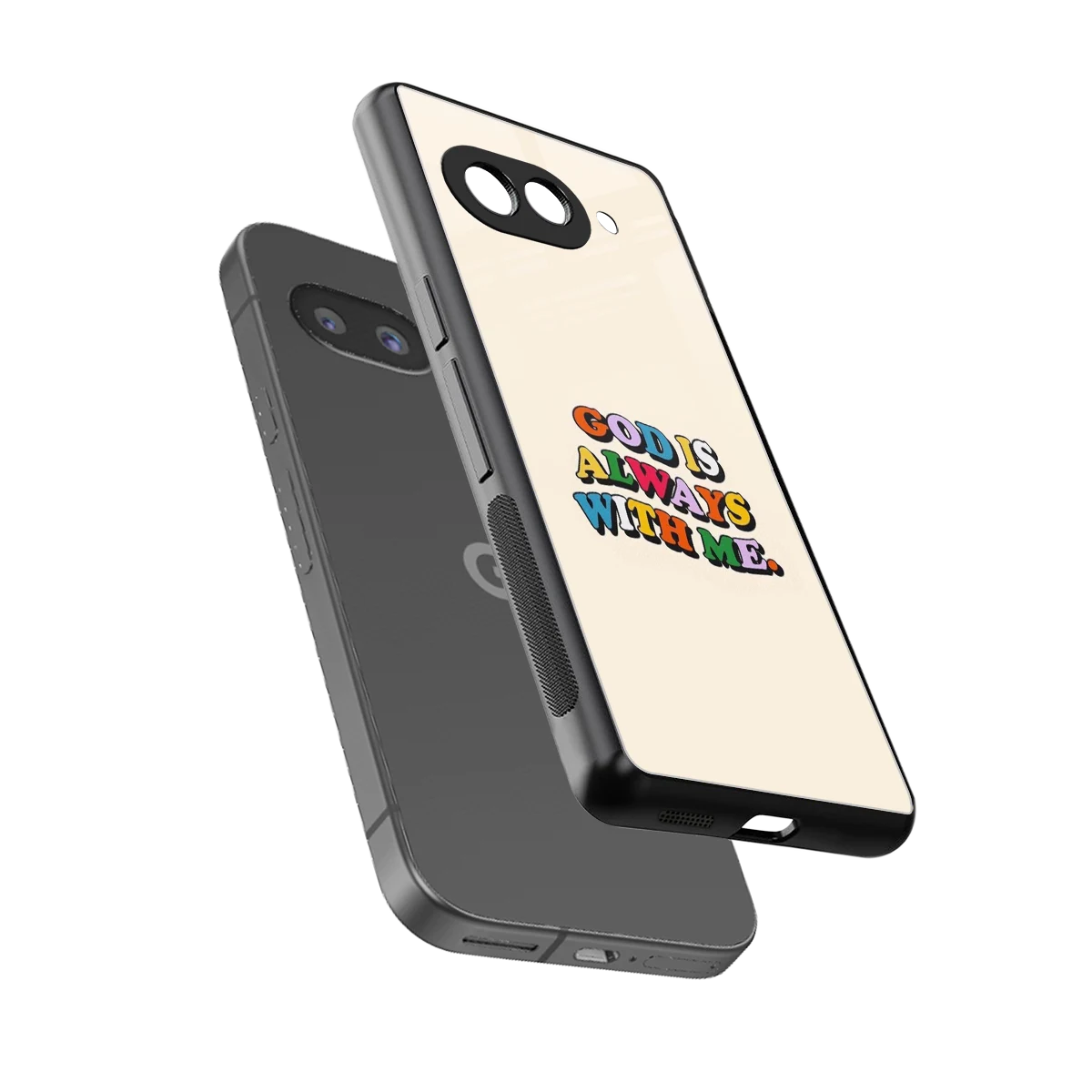 Belief sleek google pixel 10a cover with tempered glass back and TPU edges