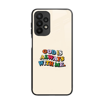 Belief back phone cover | glass case for samsung galaxy a23