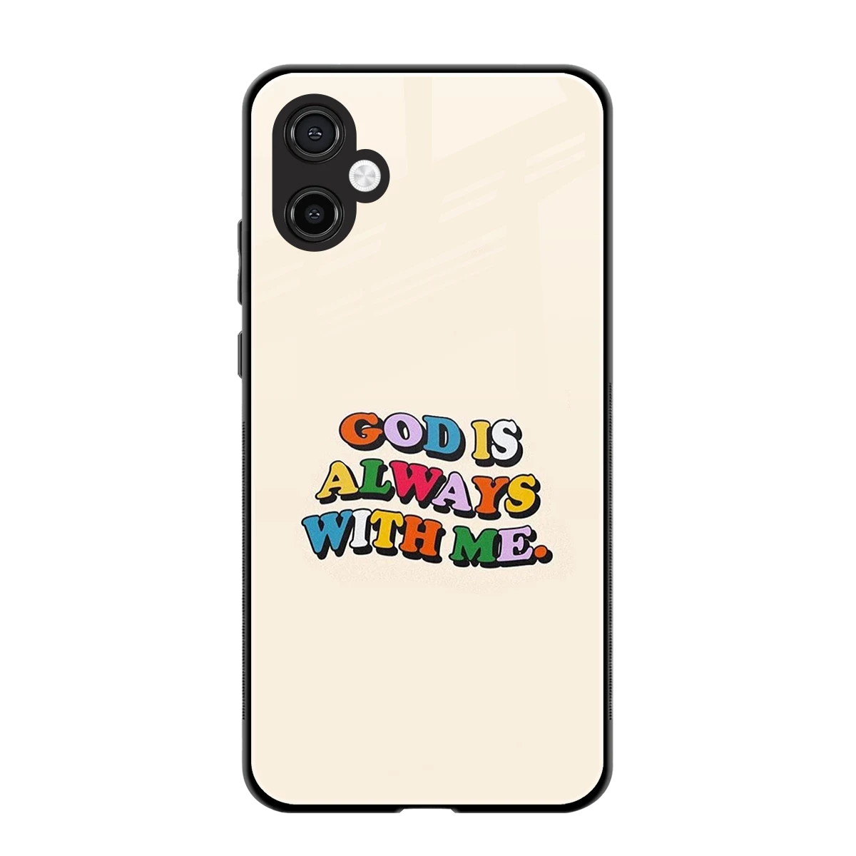 Belief back phone cover | glass case for samsung galaxy a06 5g