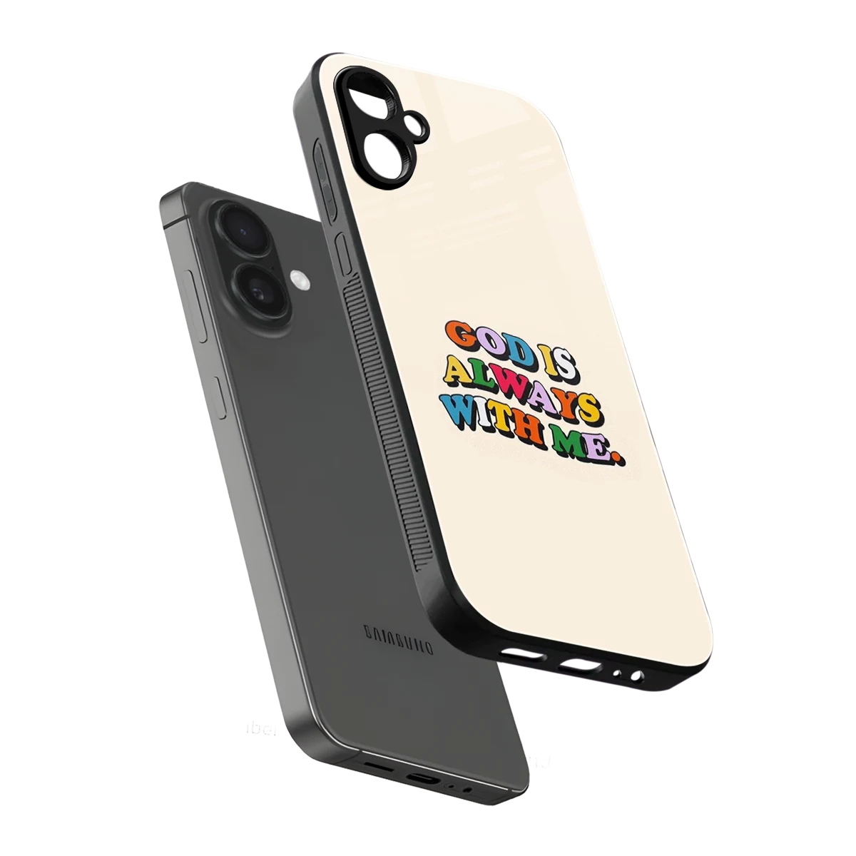 Belief sleek samsung galaxy a06 5g cover with tempered glass back and TPU edges