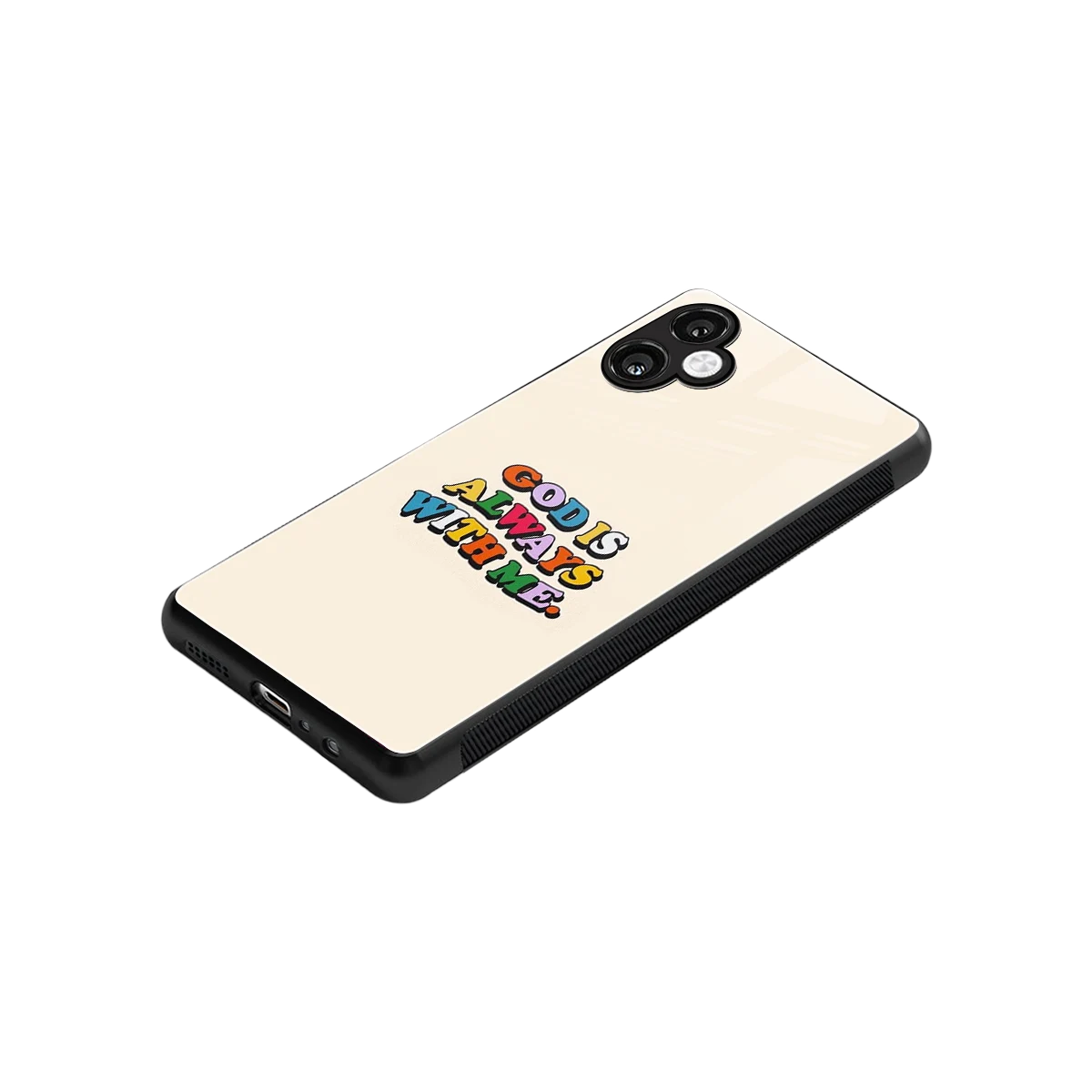 Belief stylish phone case for samsung galaxy a06 5g | glossy glass and slim fit