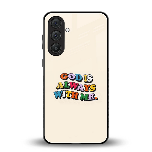 Belief back phone cover | glass case for samsung galaxy m36 5g