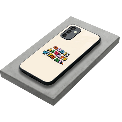 Belief stylish phone case for samsung galaxy m14 5g | glossy glass and slim fit