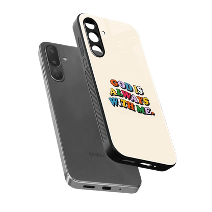 Belief sleek samsung galaxy m36 5g cover with tempered glass back and TPU edges