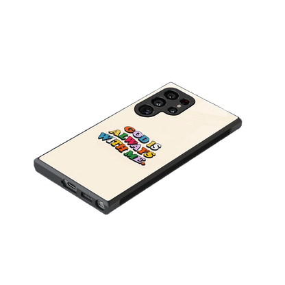 Belief stylish phone case for samsung galaxy s24 ultra | glossy glass and slim fit