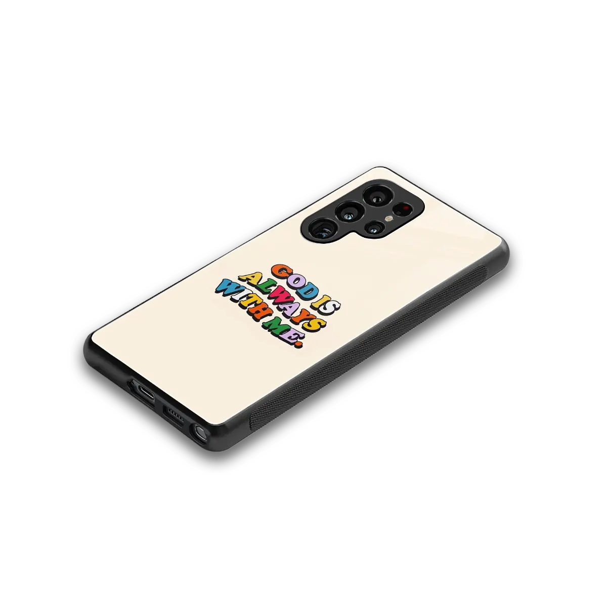 Belief stylish phone case for samsung galaxy s25 ultra | glossy glass and slim fit