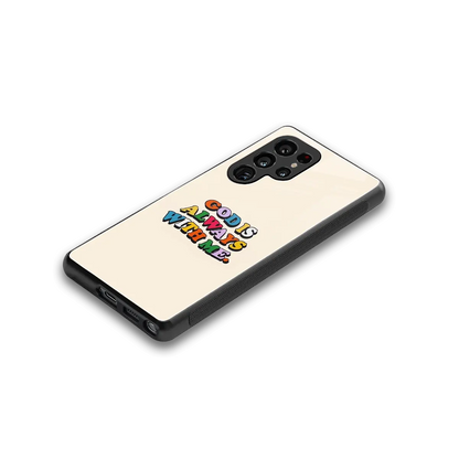 Belief stylish phone case for samsung galaxy s25 ultra | glossy glass and slim fit