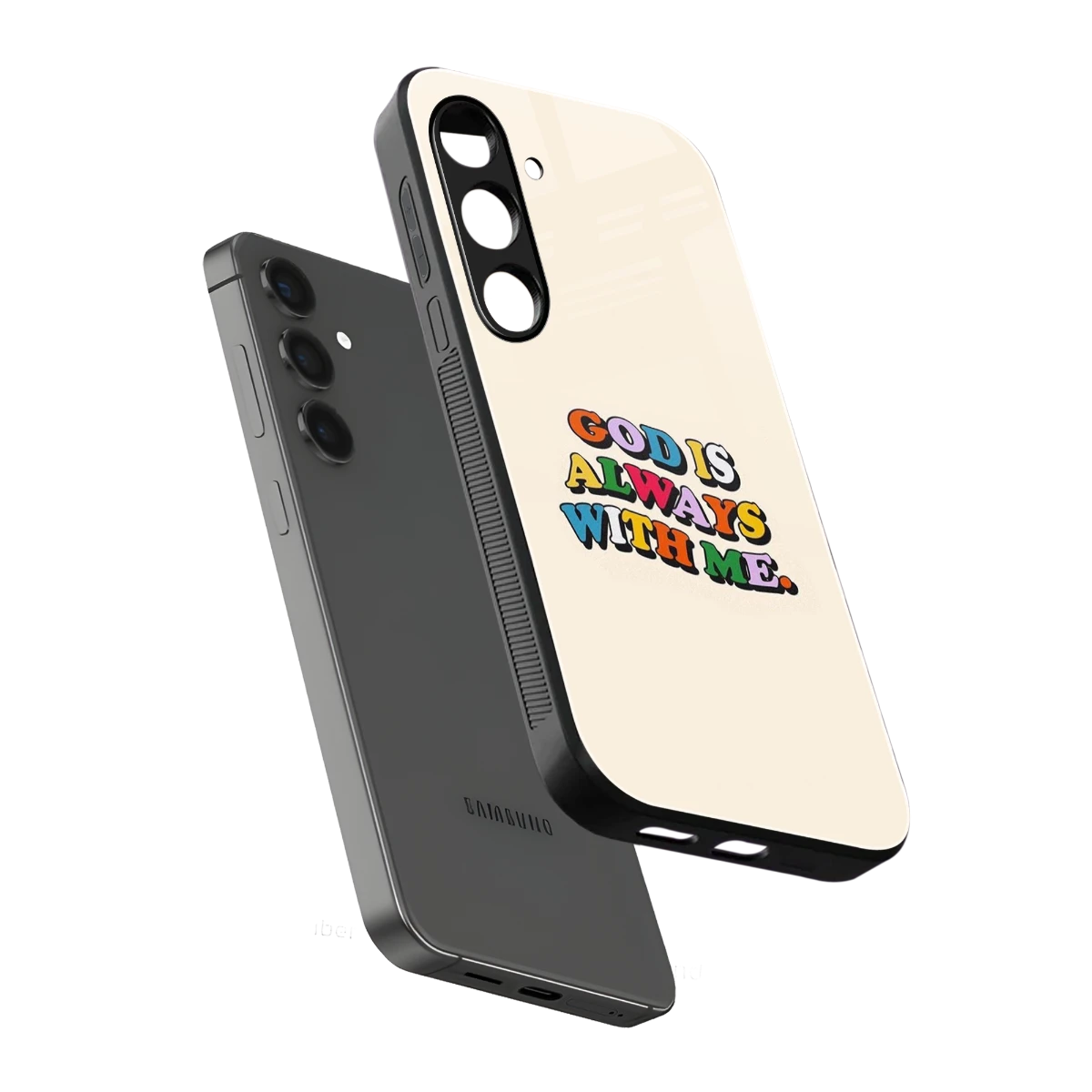 Belief sleek samsung galaxy s24 plus cover with tempered glass back and TPU edges