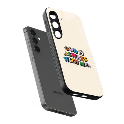 Belief sleek samsung galaxy s24 plus cover with tempered glass back and TPU edges