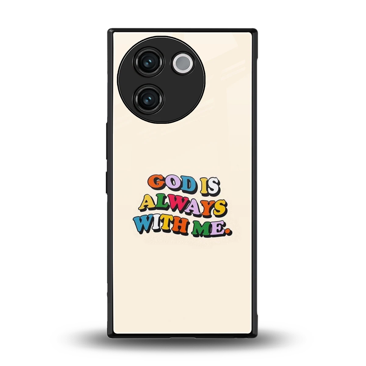 Belief back phone cover | glass case for vivo v30e