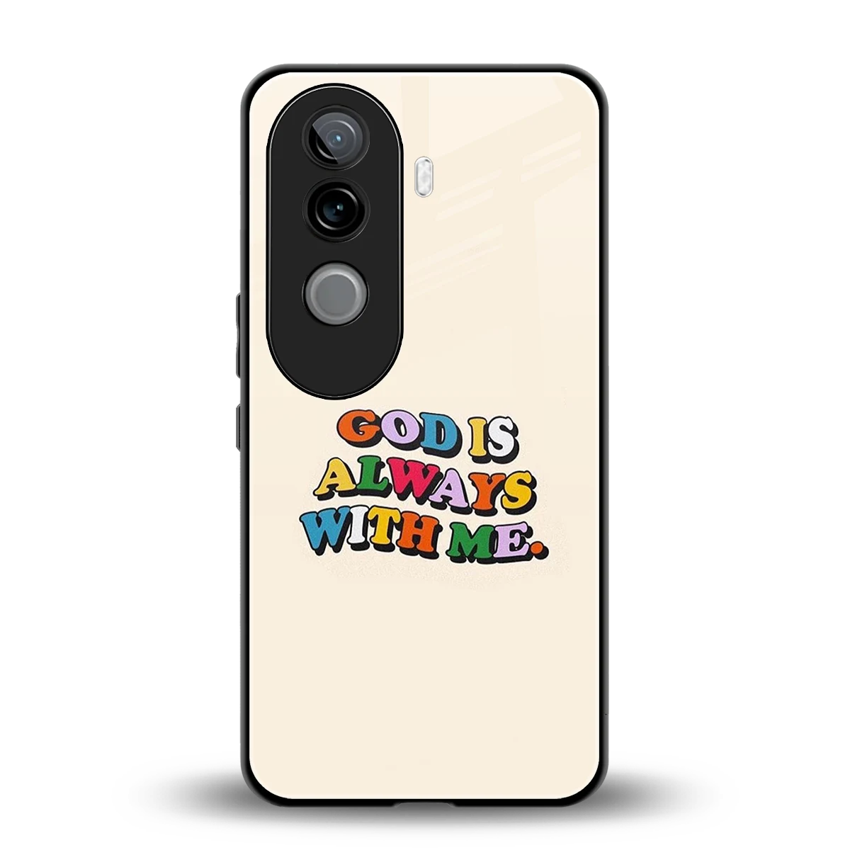 Belief back phone cover | glass case for vivo v40e