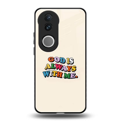 Belief back phone cover | glass case for vivo v50