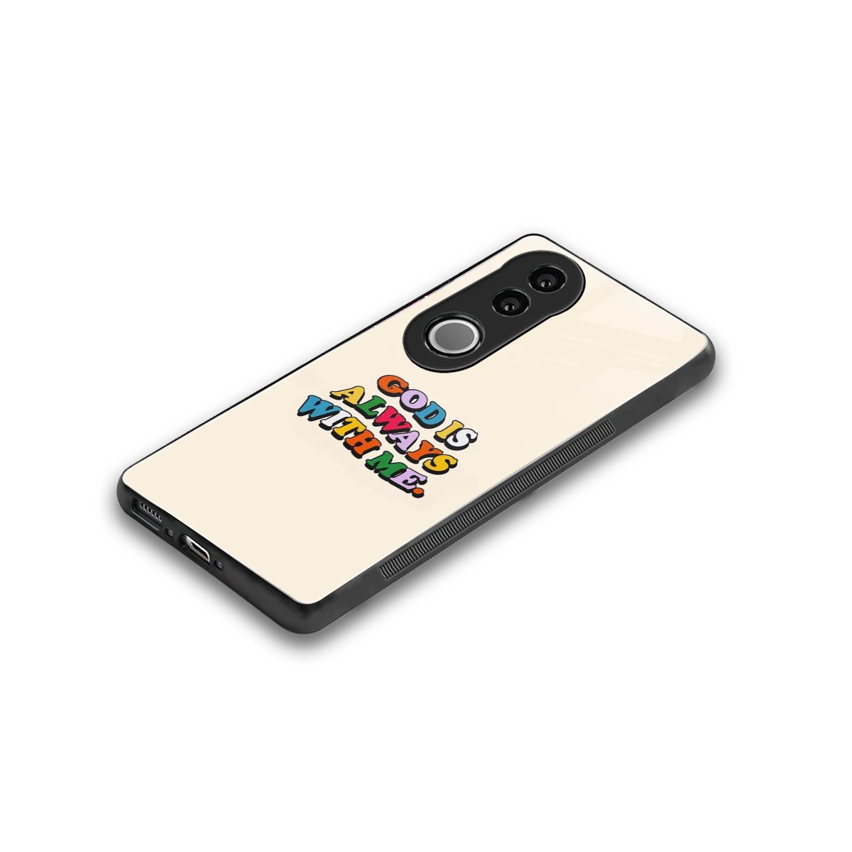 Belief stylish phone case for vivo v50 | glossy glass and slim fit