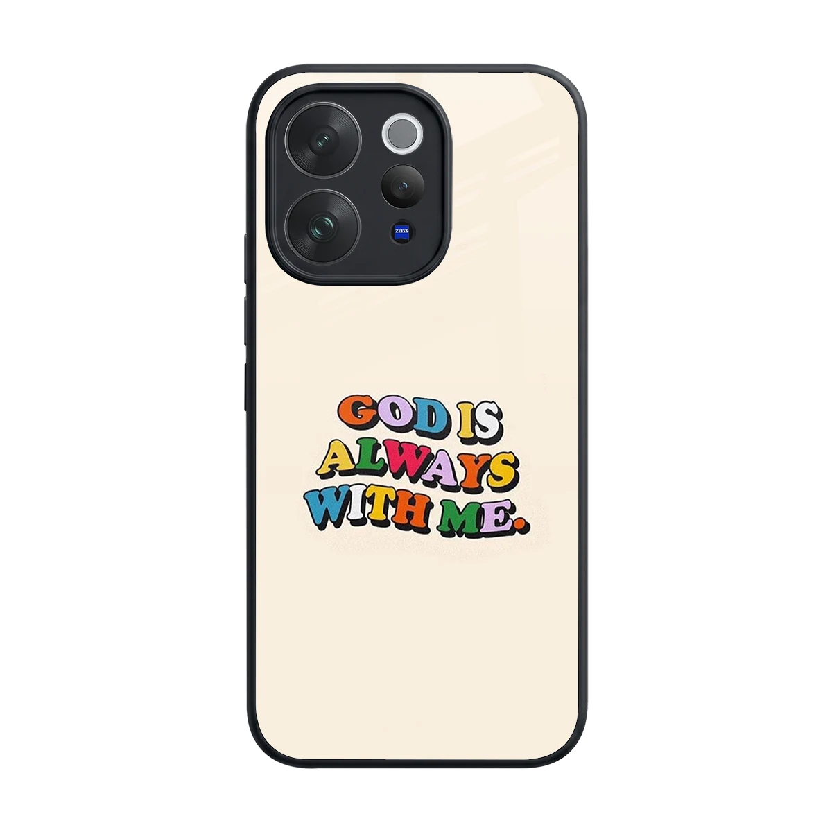 Belief back phone cover | glass case for vivo v70 elite