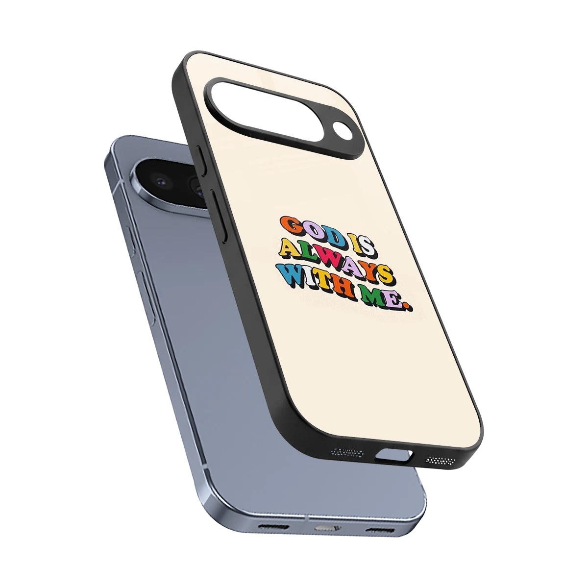 Belief sleek google pixel 10 cover with tempered glass back and TPU edges