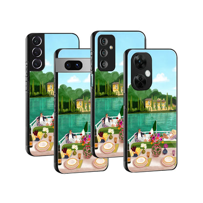 Stylish Glass Back Case for All Smartphones iPhone, Samsung, OnePlus, Pixel, Redmi, Oppo, Vivo, Motorola