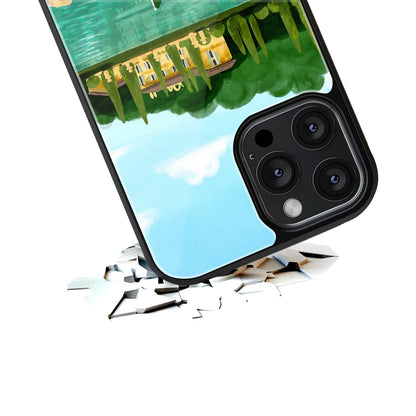 Durable Glass Back Mobile Case for iPhone, Samsung, OnePlus, Google Pixel, Redmi, Vivo, Oppo