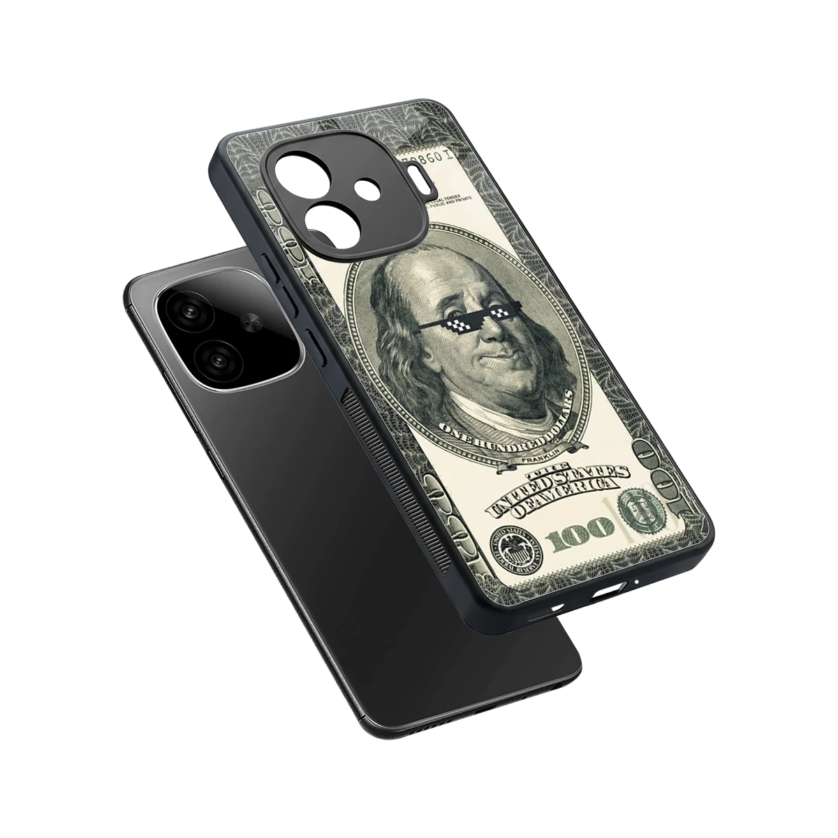 Ben Swag sleek iqoo neo 10r 5g cover with tempered glass back and TPU edges